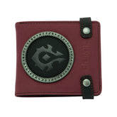 ABYSTYLE World of Warcraft Bi-Fold Multipurpose Wallet Horde Premium 3.74" x 4.3" Money Credit Card Holders Video Games Merch Accessories Gift